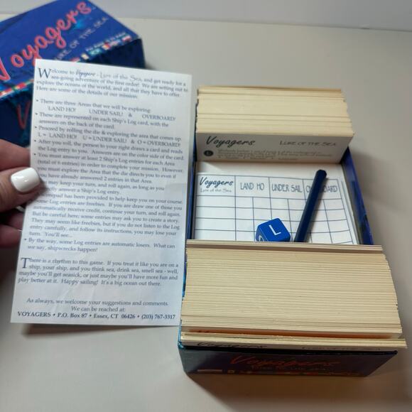 Voyagers Lure of the Sea Board Card Game Vintage 1996 - Picture 6 of 7